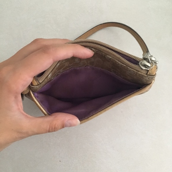 Gold Coach Wristlet - Picture 4 of 5